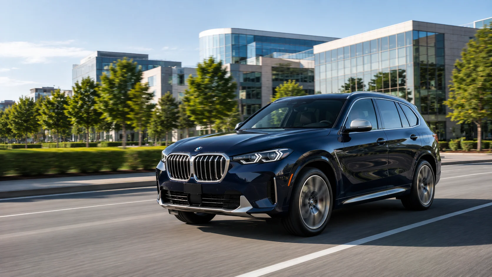 2026 BMW X3 front three-quarter view