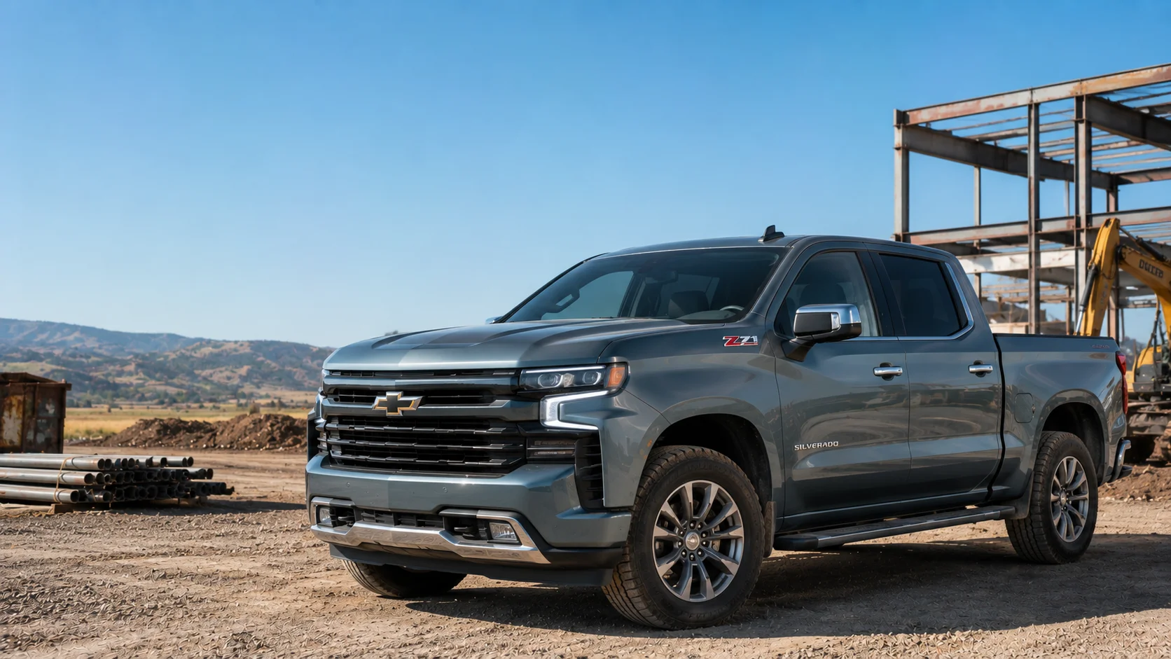 2026 Chevrolet Silverado 1500 in three-quarter front view