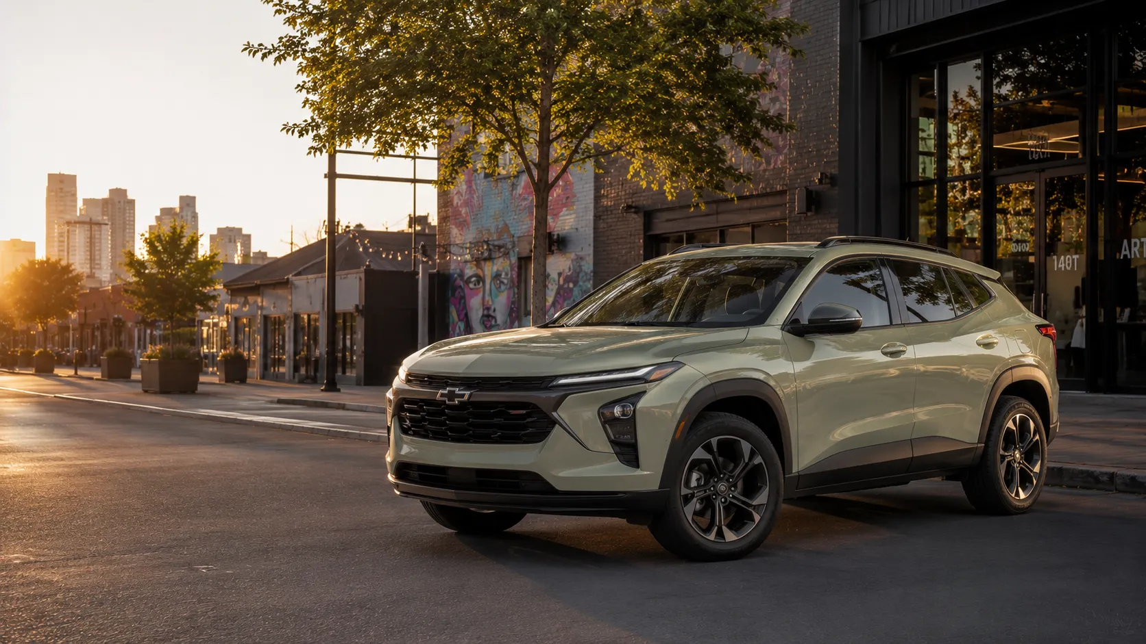 2026 Chevrolet Trax in three-quarter front view