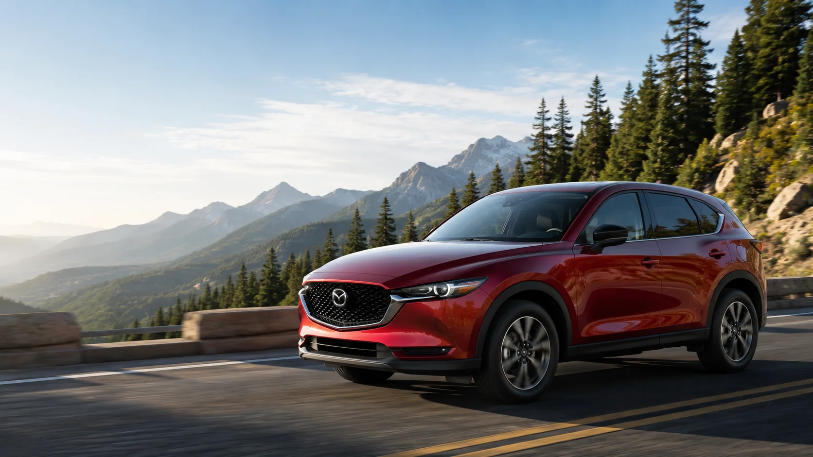 2026 Mazda CX-5 Premium Plus front three-quarter view