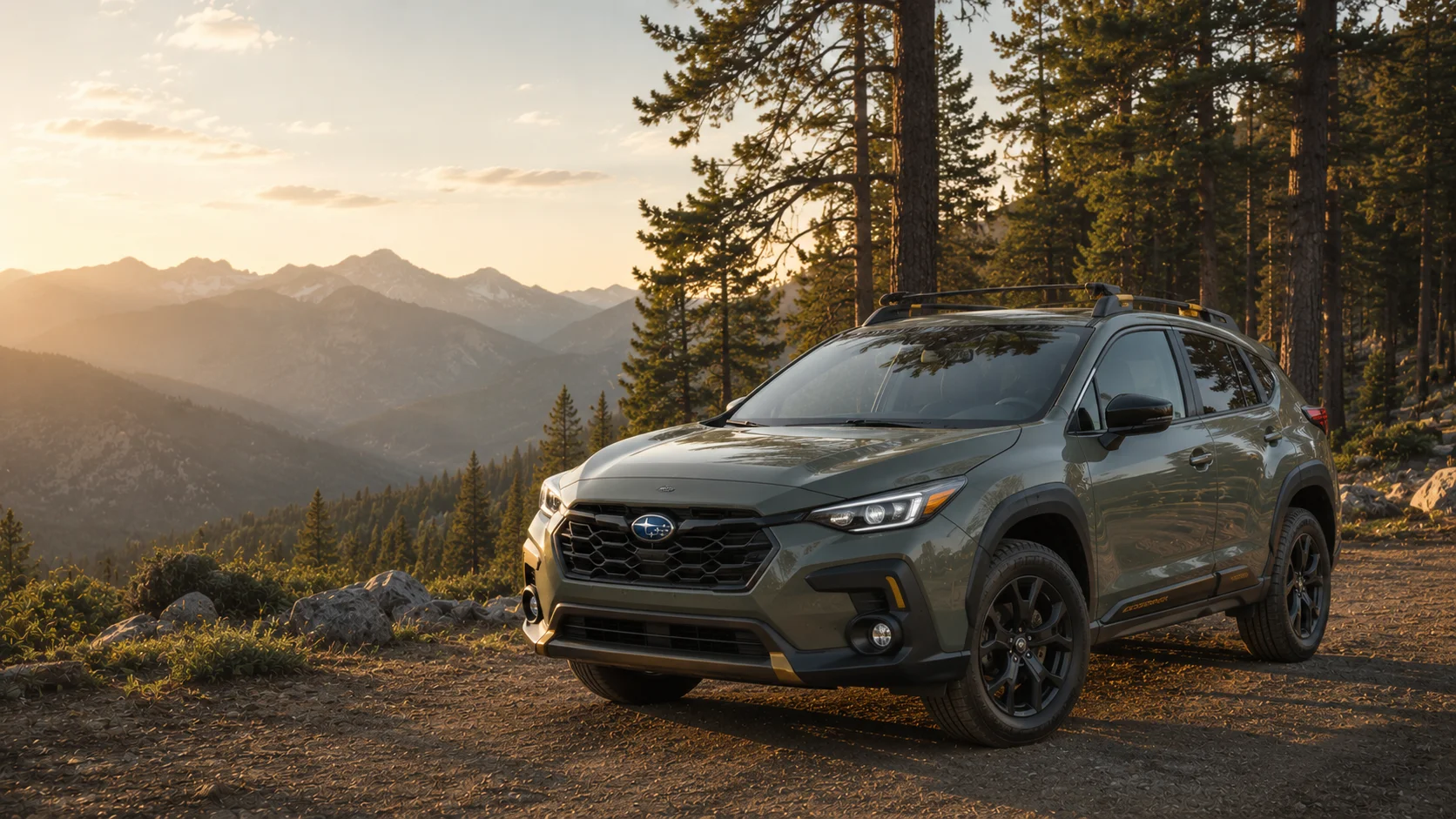 2026 Subaru Crosstrek subcompact SUV in three-quarter front view