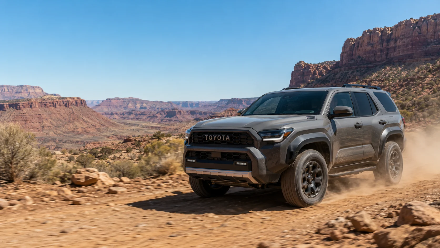 2026 Toyota 4Runner 6th generation SUV front three-quarter view