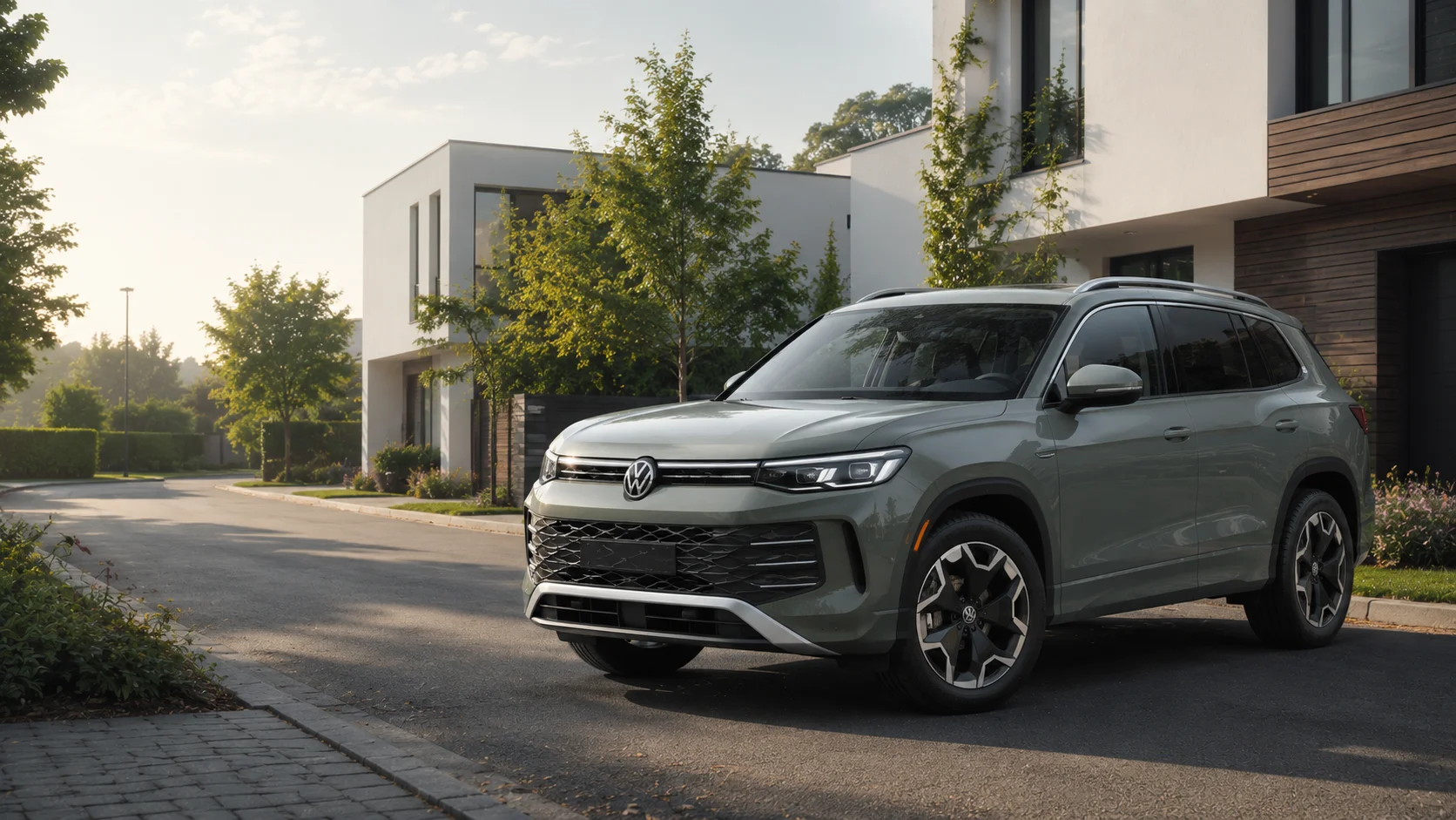 2026 Volkswagen Tiguan compact SUV in three-quarter front view